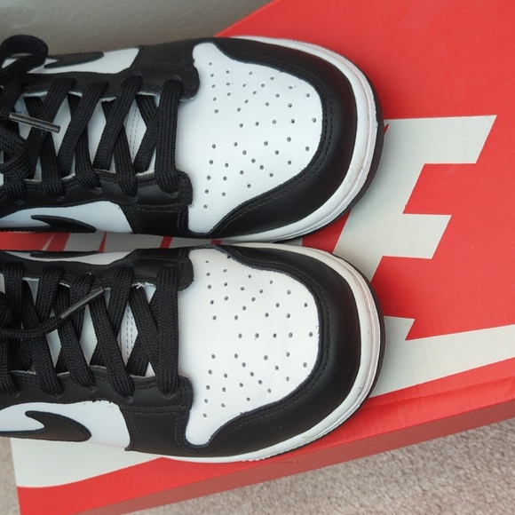 ‘PANDA’ NIKE DUNK HI RETRO SNEAKERS - Picture 3 of 5